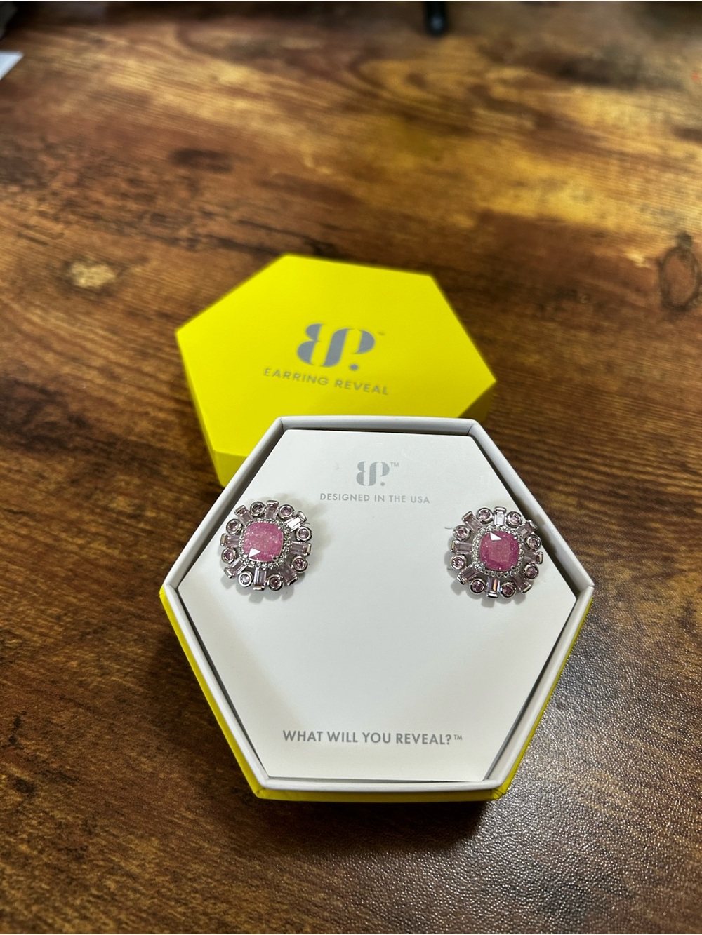 Bomb Party OG Rare Unicorn “Gloss Over It” Rhodium Earrings